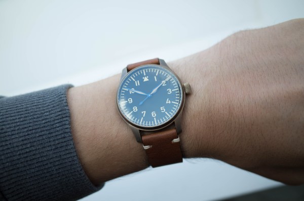 Stowa Flieger Bronze Vintage on wrist