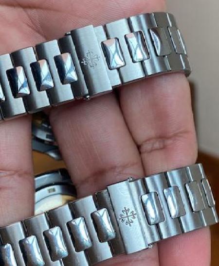 Watch swap scam - bracelet comparo